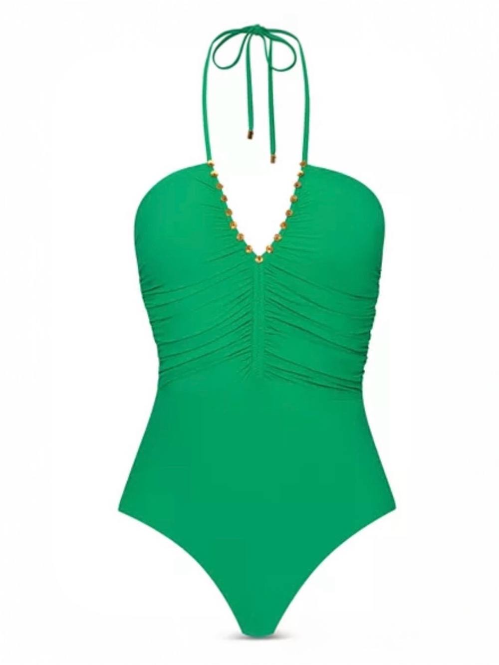 NWT PQ Swim Clover Josie One Piece Halter Swimsuit Small